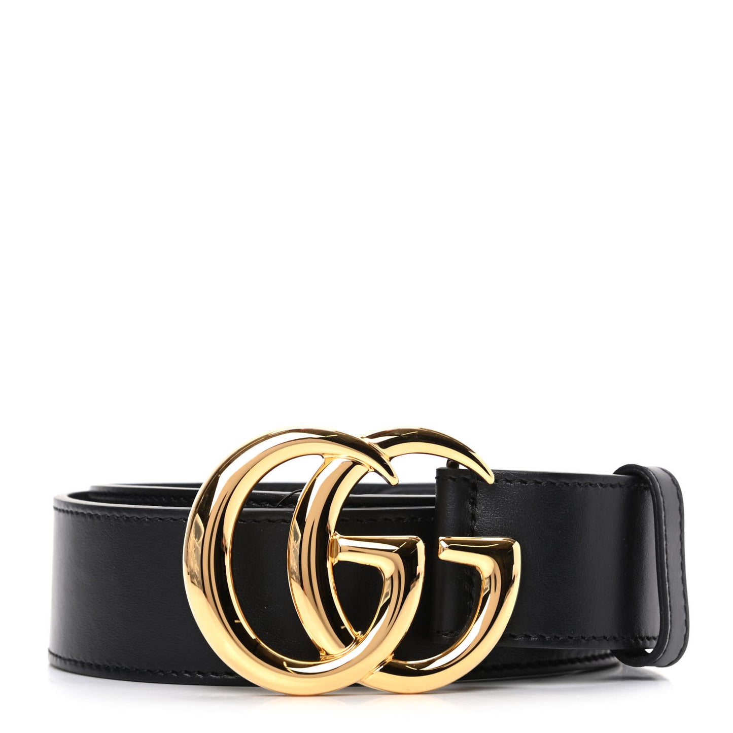 Plutone Calfskin Double G 40mm Belt 90 36 Black