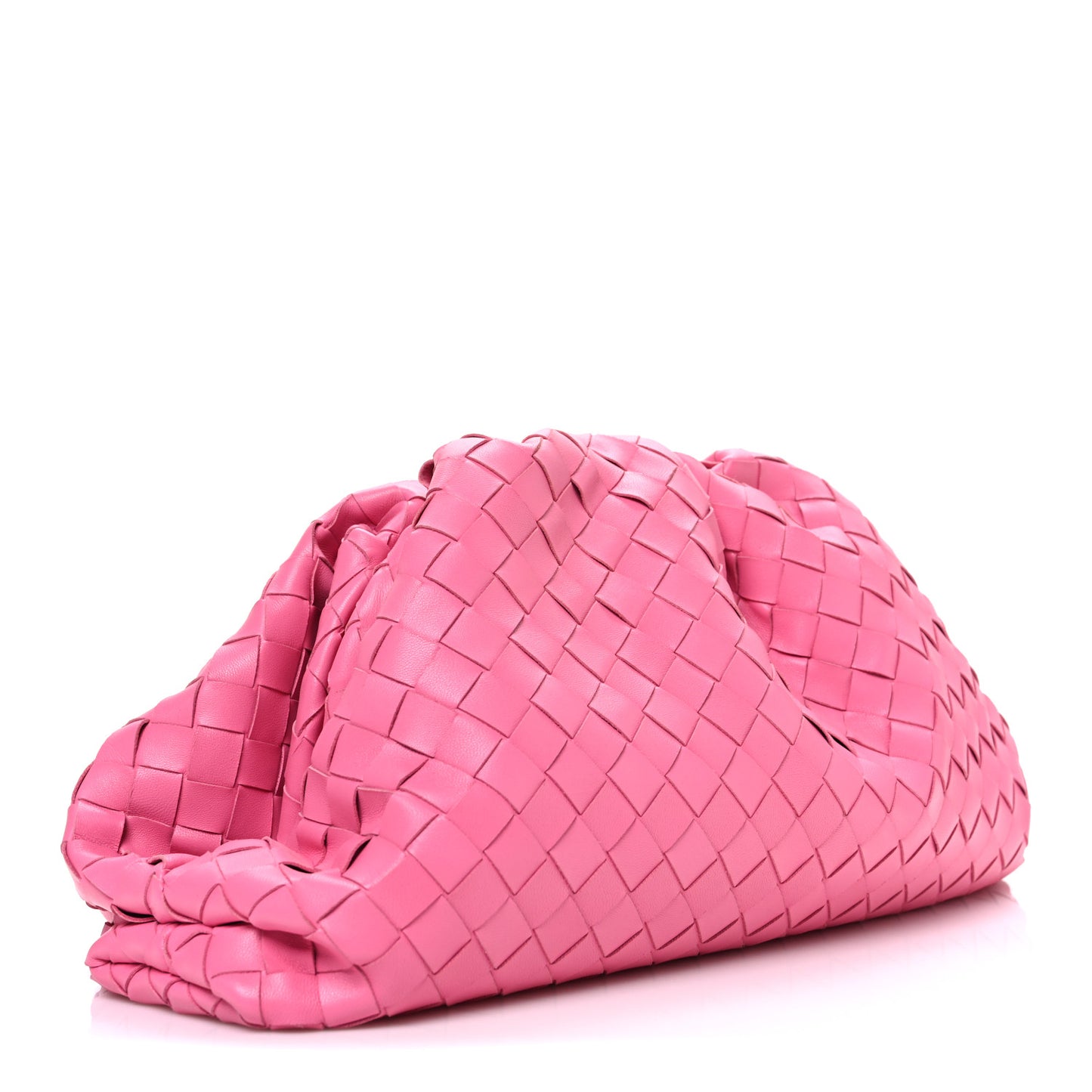 Nappa Maxi Intrecciato The Pouch Oversized Clutch Pink