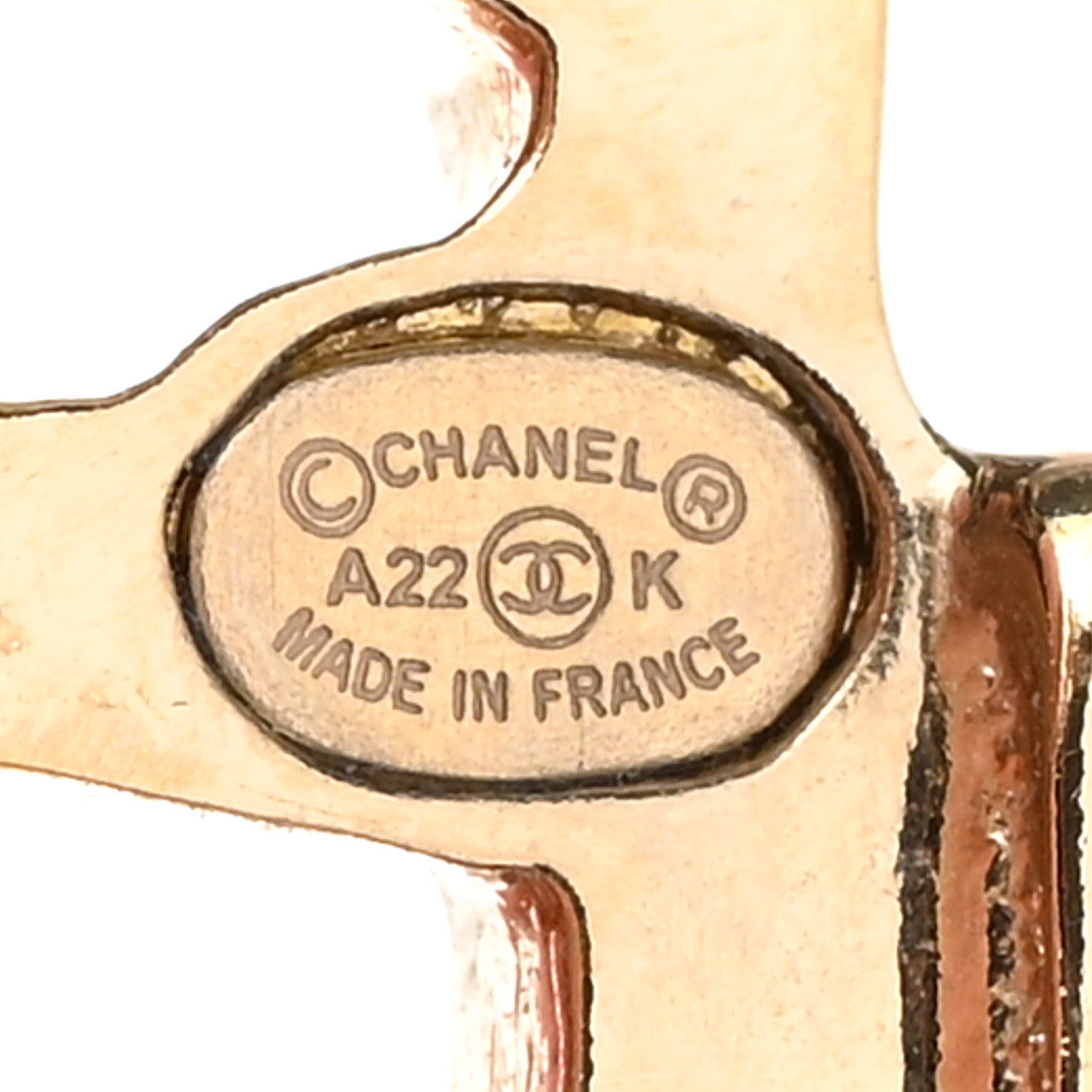 Chanel Pearl Cha Nel Drop Earrings White Gold 4 of 5