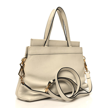 Gucci Lambskin Small Linea Matisse Top Handle Bag Mystic White 3 of 15