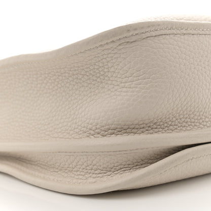 Hermes Taurillon Clemence Amazone Evelyne III PM Craie 9 of 13