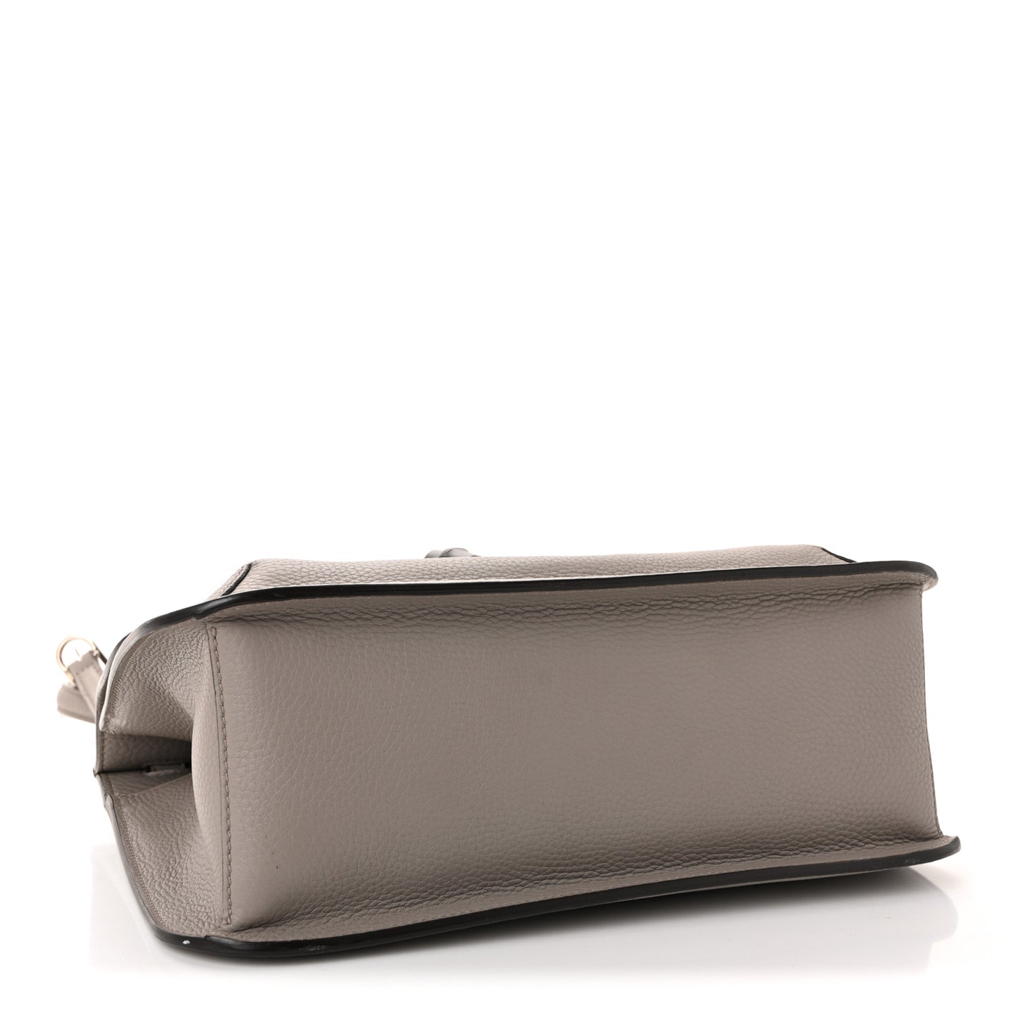 Cellarius Calfskin Medium Bamboo Daily Flap Shoulder Bag Storm Grey