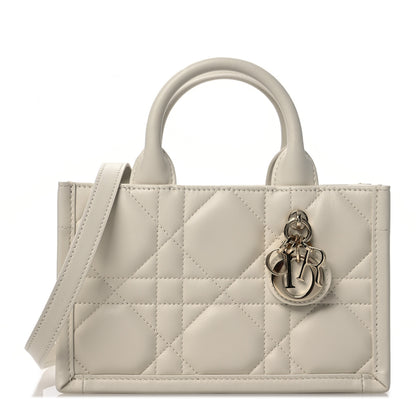 Christian Dior Calfskin Macrocannage Mini Book Tote Latte 1 of 11