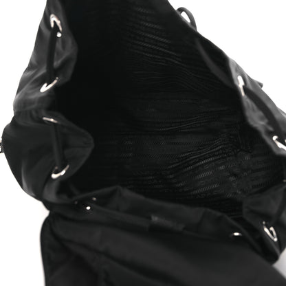Prada Tessuto Nylon Saffiano Medium Backpack Black 6 of 13