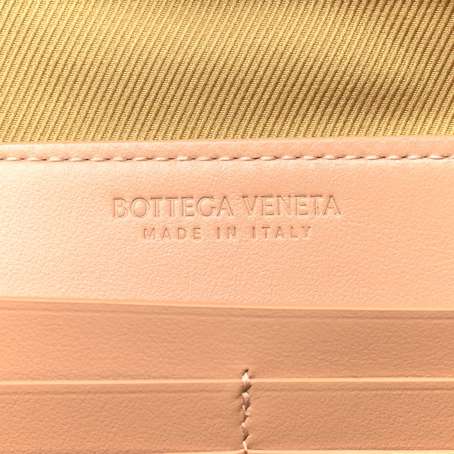 Bottega Veneta Nappa Intrecciato Large Flat Zip Pouch Beige 6 of 6