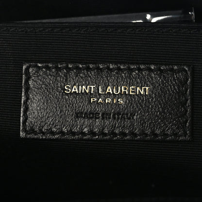Saint Laurent Calfskin Matelasse Monogram Lou Camera Bag Dark Beige 6 of 9