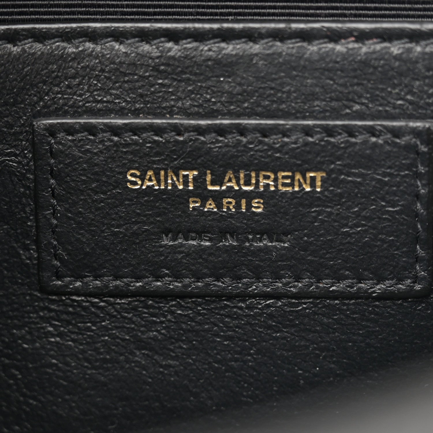 Saint Laurent Grain De Poudre Small Classic Monogram Kate Satchel Black 6 of 12
