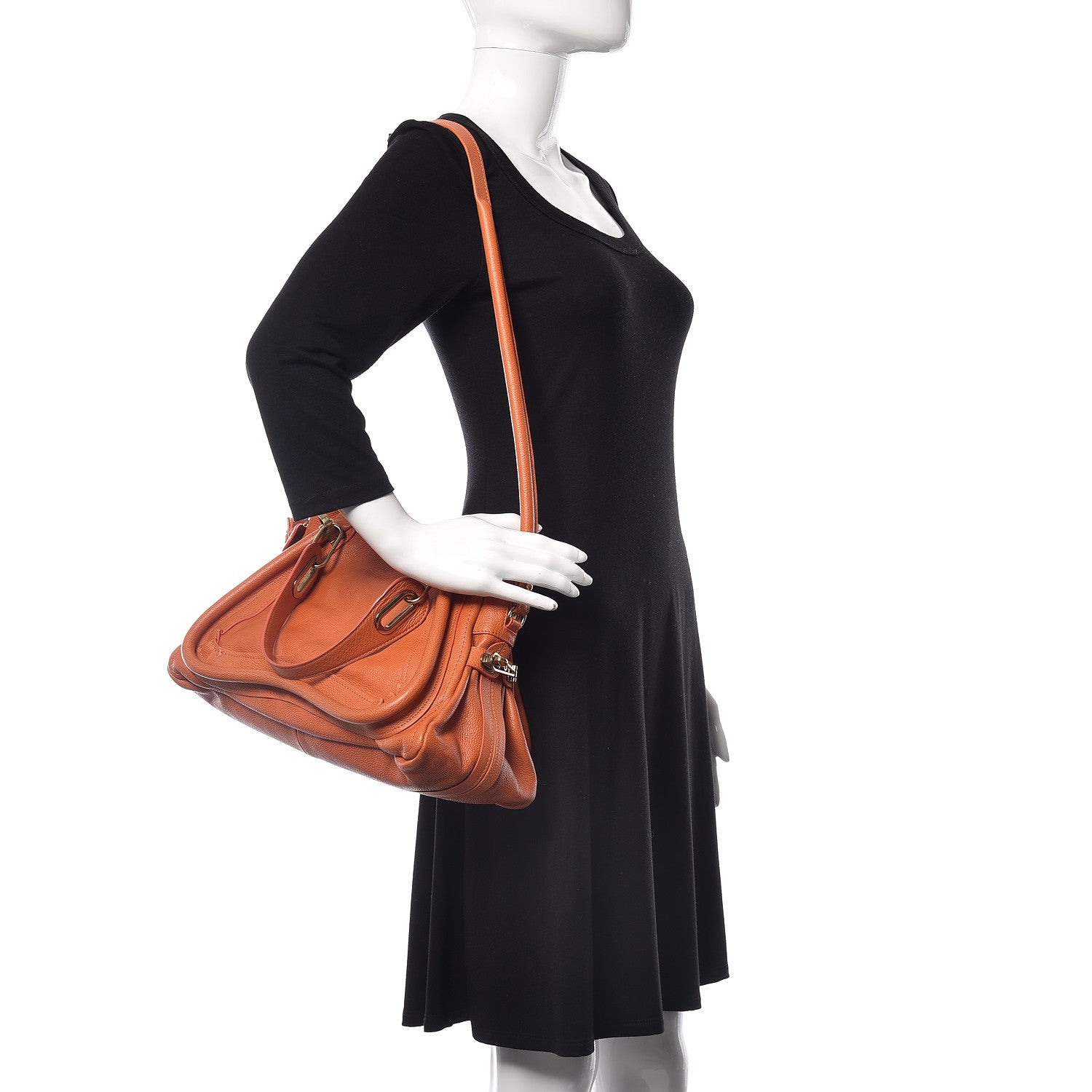 Chloe Calfskin Medium Paraty Indian Summer 3 of 17