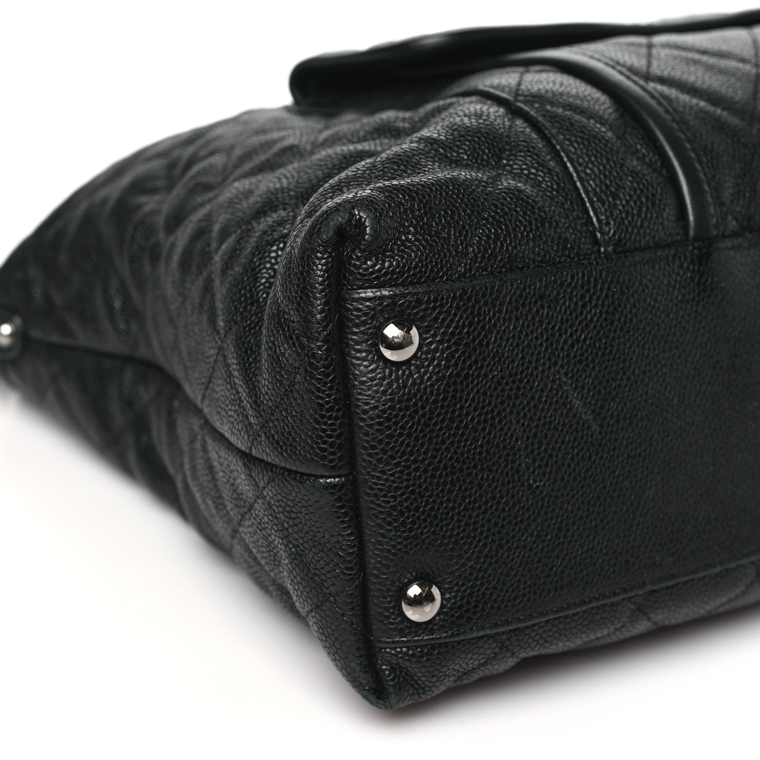 Chanel Caviar Quilted French Riviera Hobo Black 9 of 12