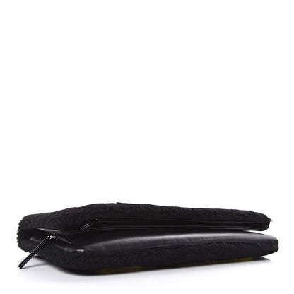 Chanel Shearling Lambskin 100% Clutch Black 4 of 9