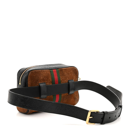 Gucci Suede Small Ophidia Belt Bag 95 38 Brown 3 of 11