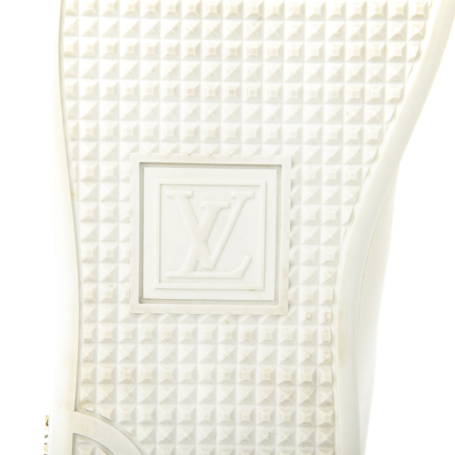 Calfskin Floral Frontrow Sneakers 38 White