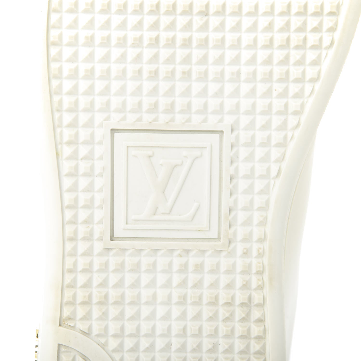 Louis Vuitton Calfskin Floral Frontrow Sneakers 38 White 7 of 11