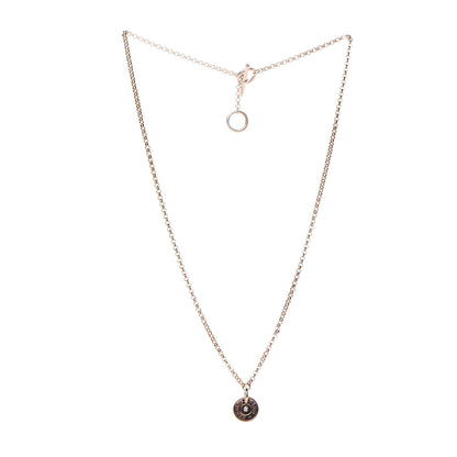 Hermes 18K Rose Gold Diamond Gambade Clou de Selle Necklace 4 of 7