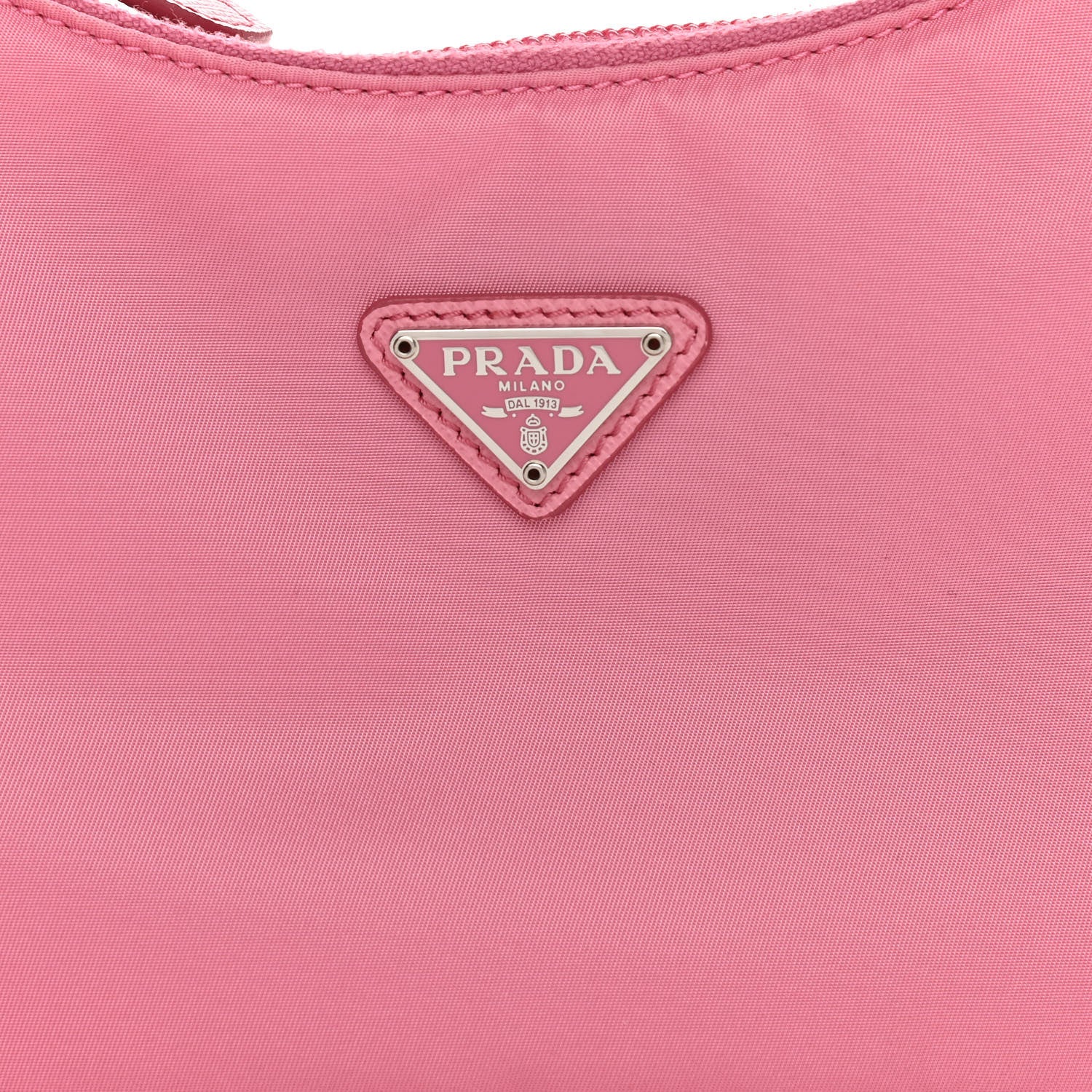 Prada Tessuto Nylon Mini Re-Edition 2000 Bag Begonia 9 of 12