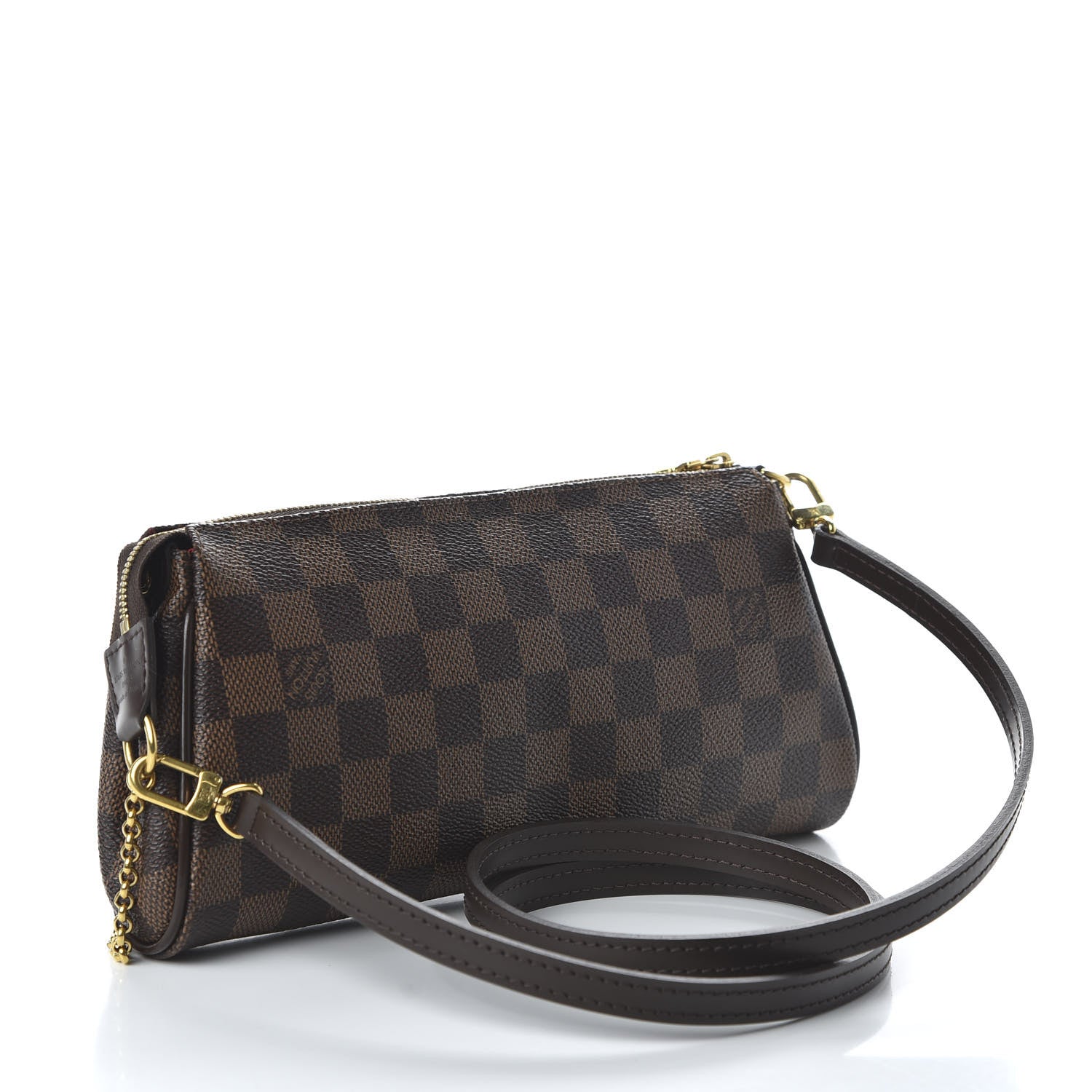 Louis Vuitton Damier Ebene Eva Clutch 3 of 10