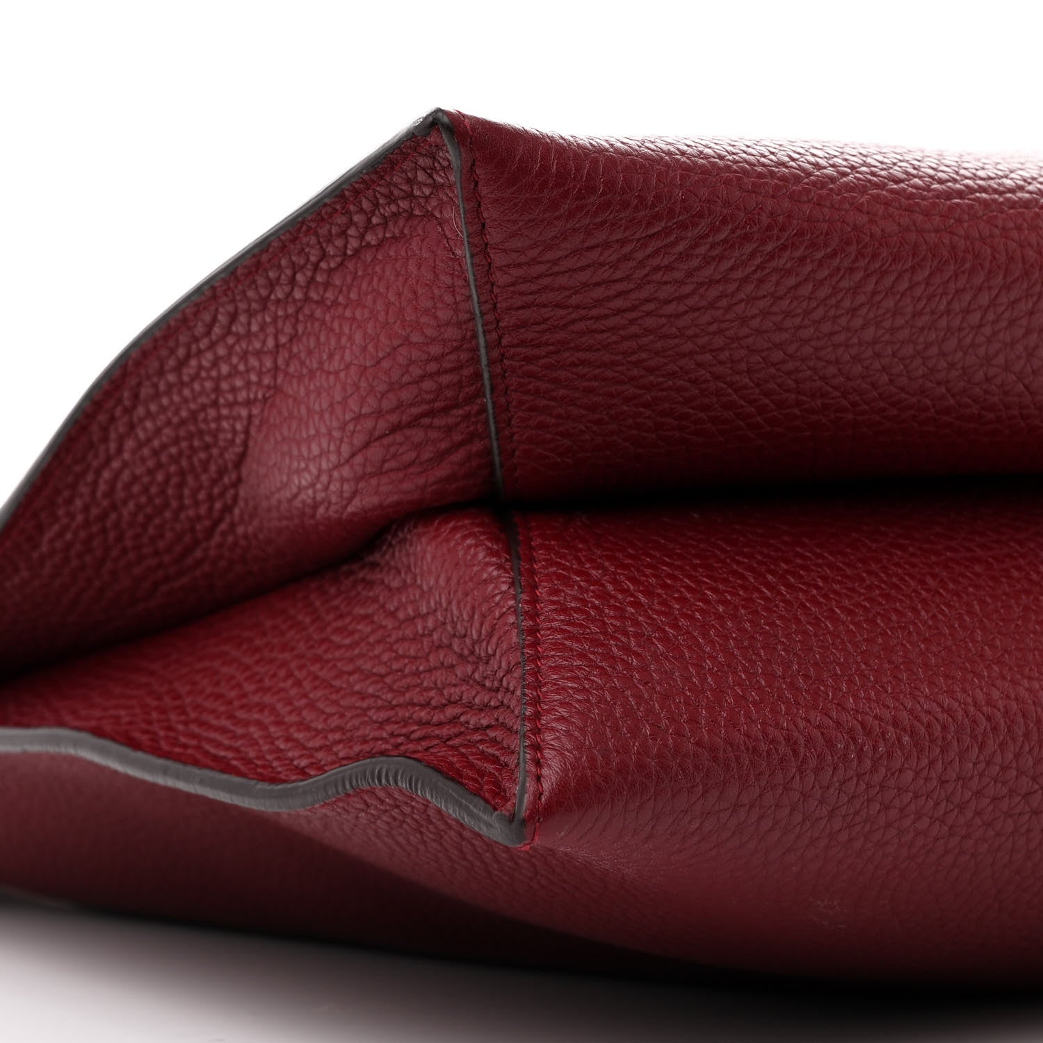 Tom Ford Pebbled Calfskin Large Alix Padlock Zip Hobo Bag Cranberry 10 of 12