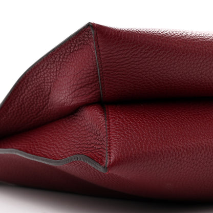 Tom Ford Pebbled Calfskin Large Alix Padlock Zip Hobo Bag Cranberry 10 of 12