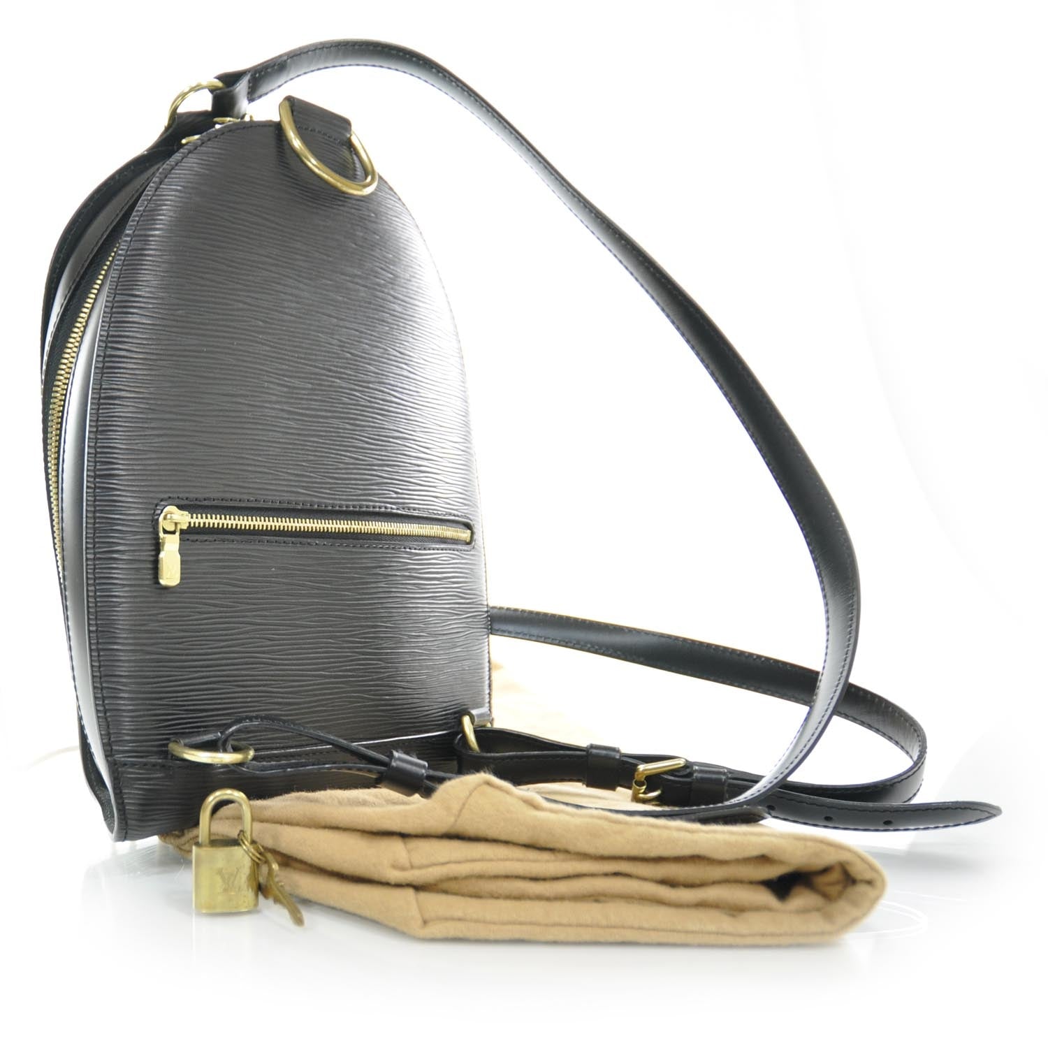 Louis Vuitton Epi Mabillon Backpack Black 3 of 8