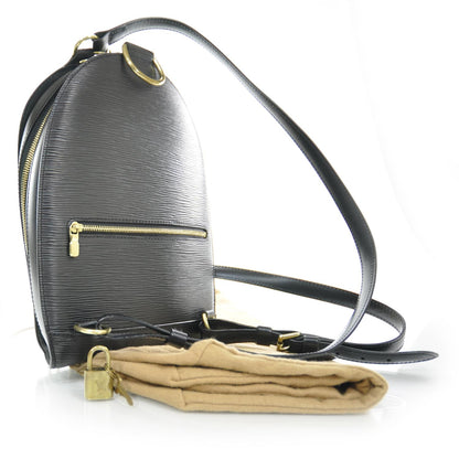 Louis Vuitton Epi Mabillon Backpack Black 3 of 8