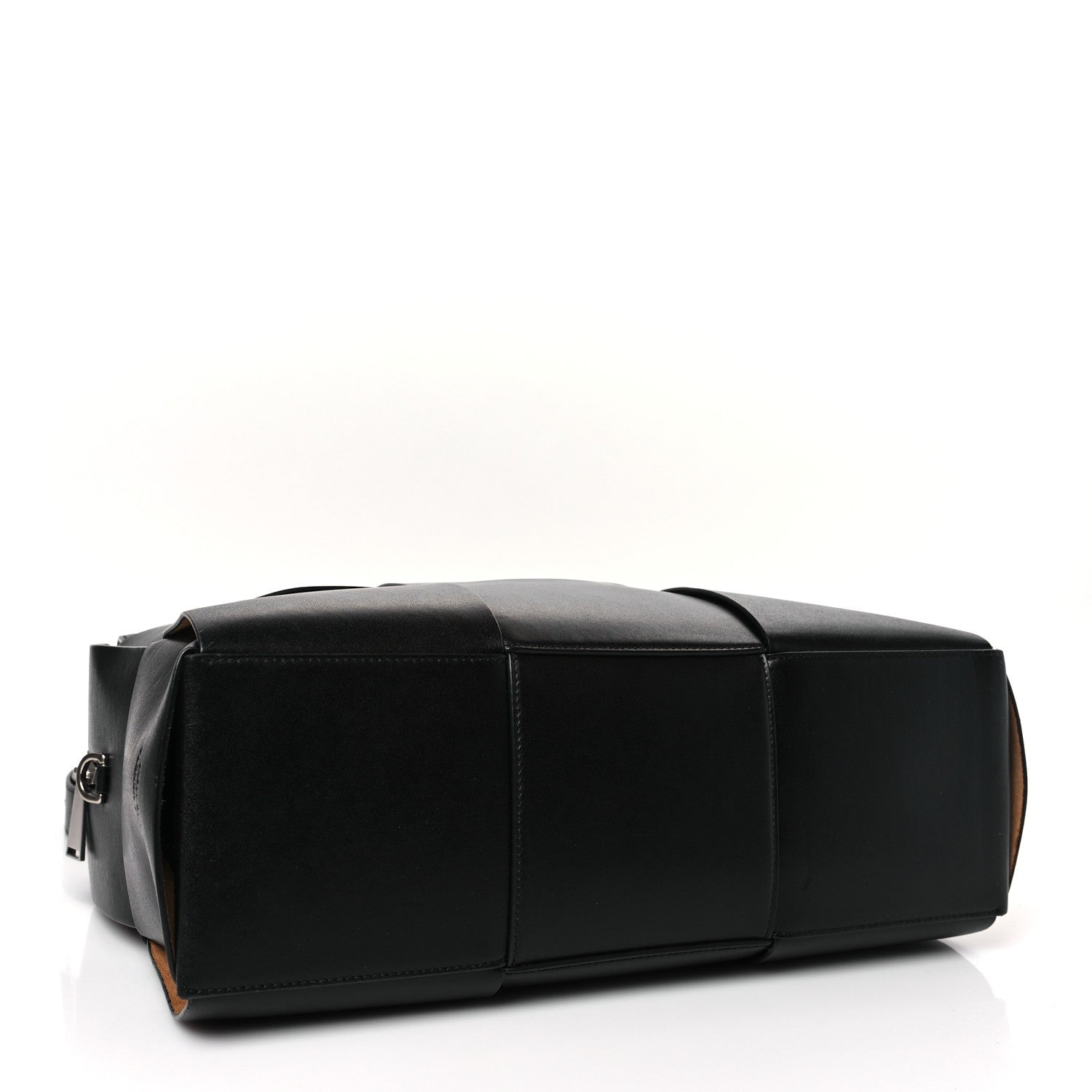 Bottega Veneta Calfskin Maxi Intrecciato Arco Briefcase Black 4 of 9