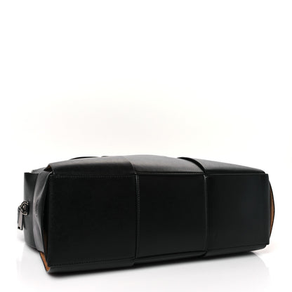 Bottega Veneta Calfskin Maxi Intrecciato Arco Briefcase Black 4 of 9