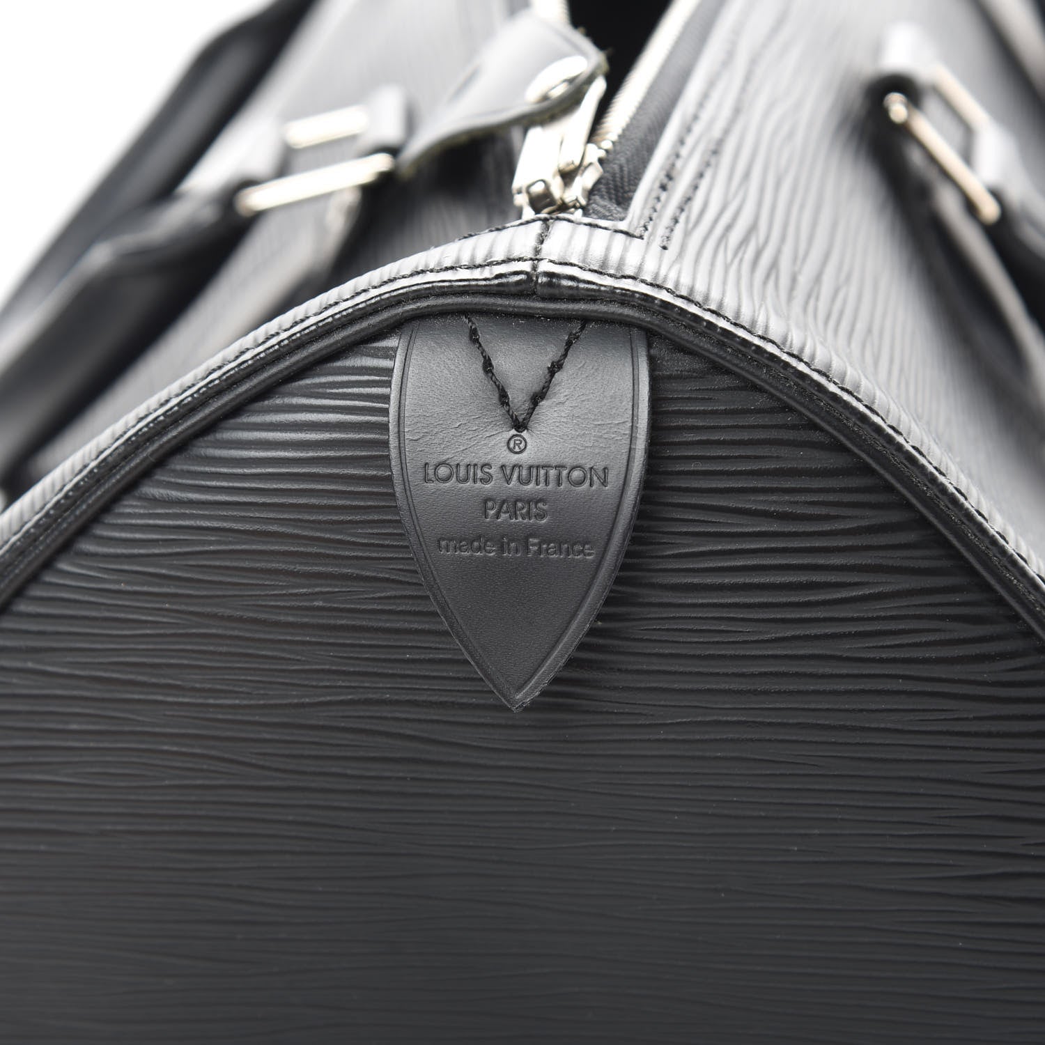 Louis Vuitton Epi Speedy 30 Black 6 of 11