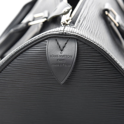 Louis Vuitton Epi Speedy 30 Black 6 of 11