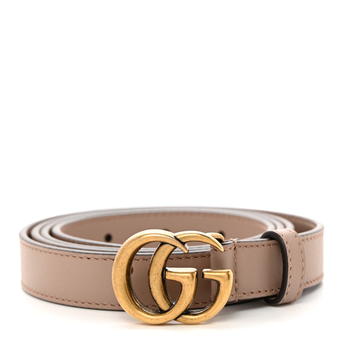 Calfskin Double G 20mm Belt 105 42 Porcelain Rose