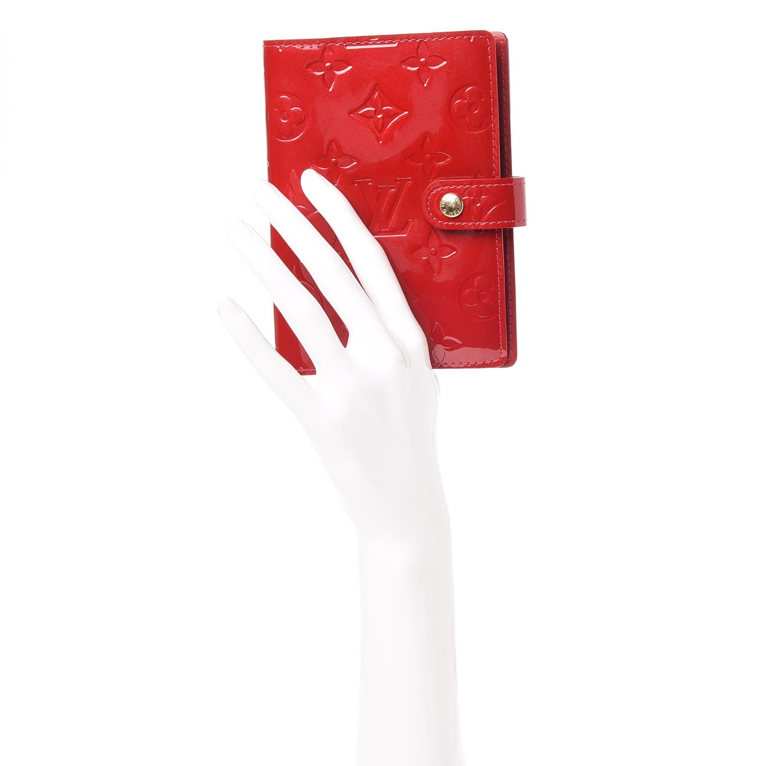 Louis Vuitton Vernis Small Ring Agenda Cover Pomme D'Amour 2 of 8