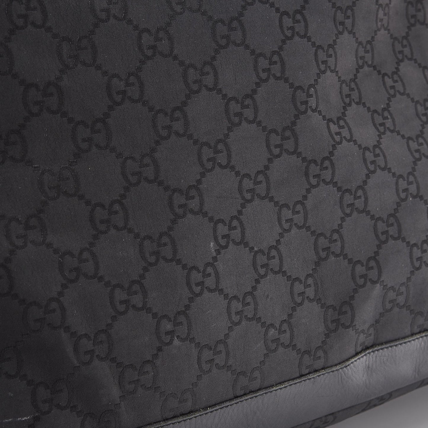 Nylon Monogram Travel Hobo Black