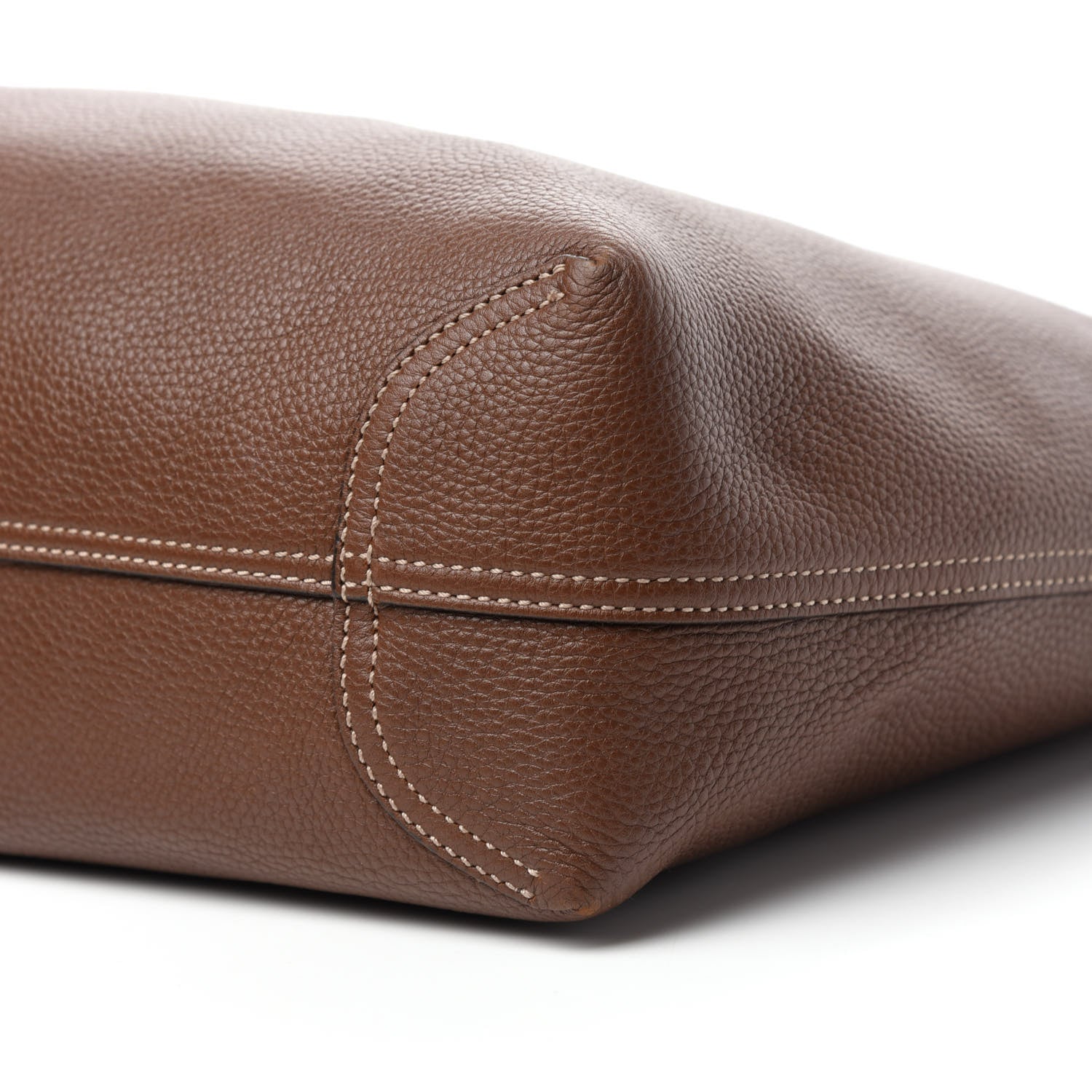 Gucci Cellarius Calfskin Bi-Color Medium Ramble Reversible Tote Nut Brown Mineral Blue 20 of 25