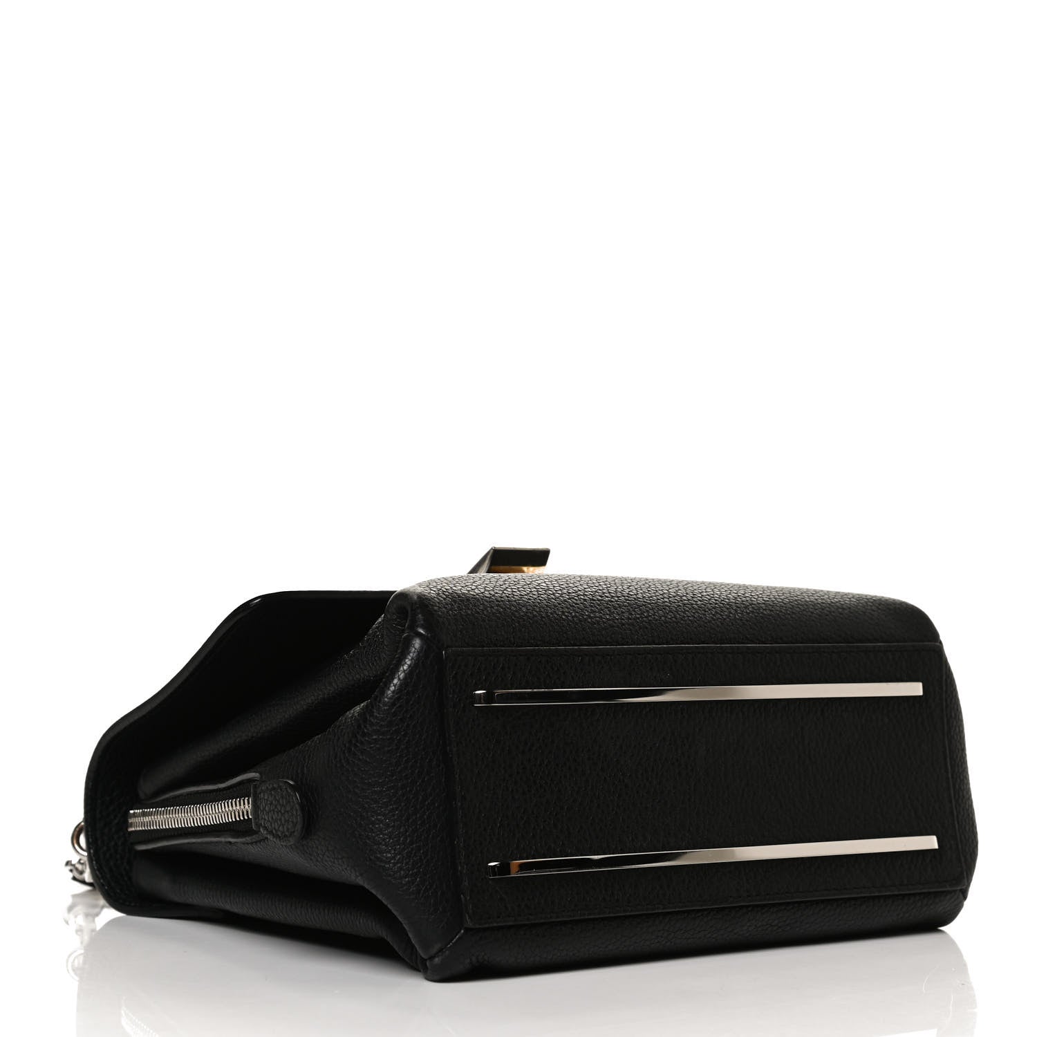 Balenciaga Grained Calfskin Le Dix Mini Soft Cartable Crossbody Black 3 of 14
