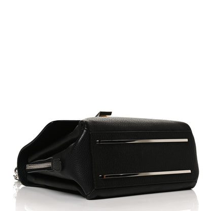 Balenciaga Grained Calfskin Le Dix Mini Soft Cartable Crossbody Black 3 of 14