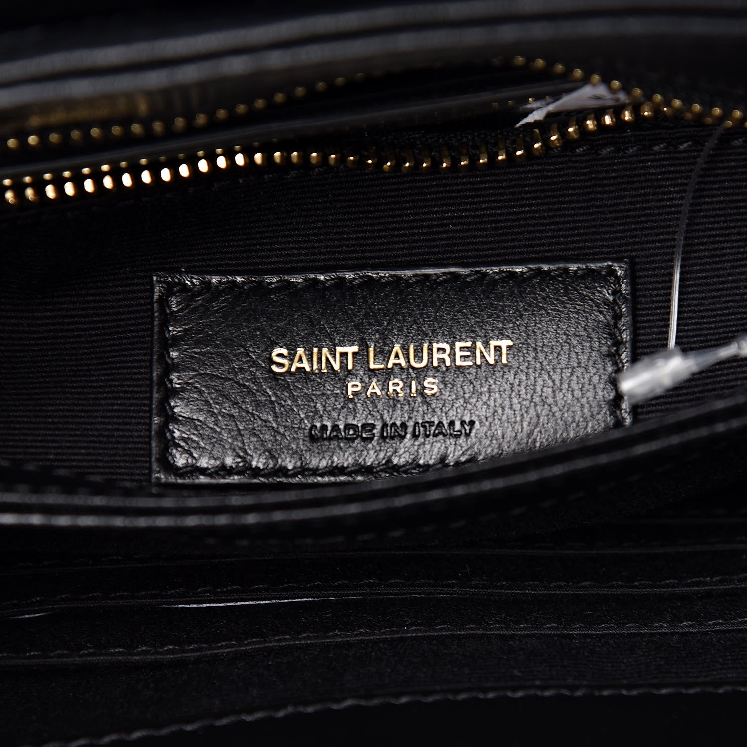 Saint Laurent Calfskin Y Quilted Monogram Toy Loulou Crossbody Bag Black 7 of 9