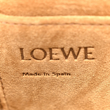 Loewe Calfskin Jacquard Mini Gate Dual Bag Autumn Green 6 of 14
