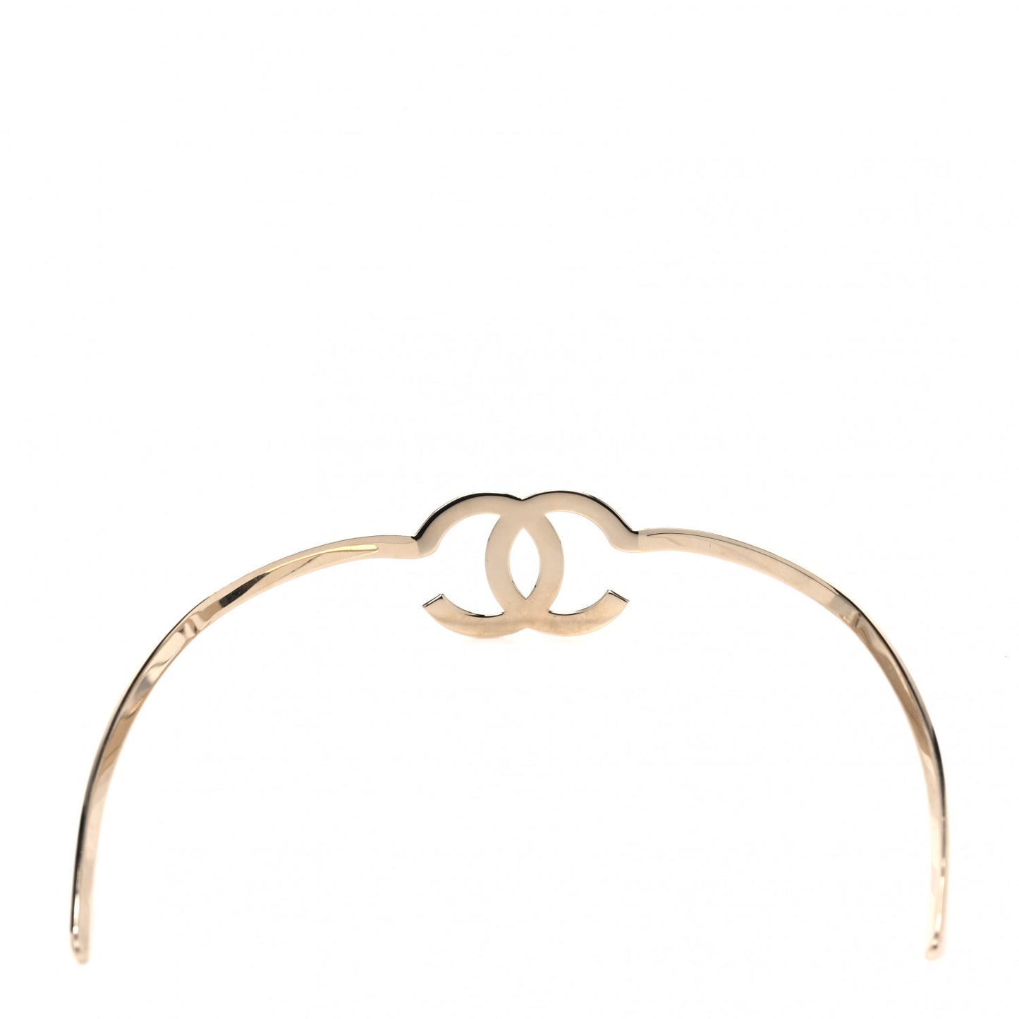 Metal CC Headband Light Gold