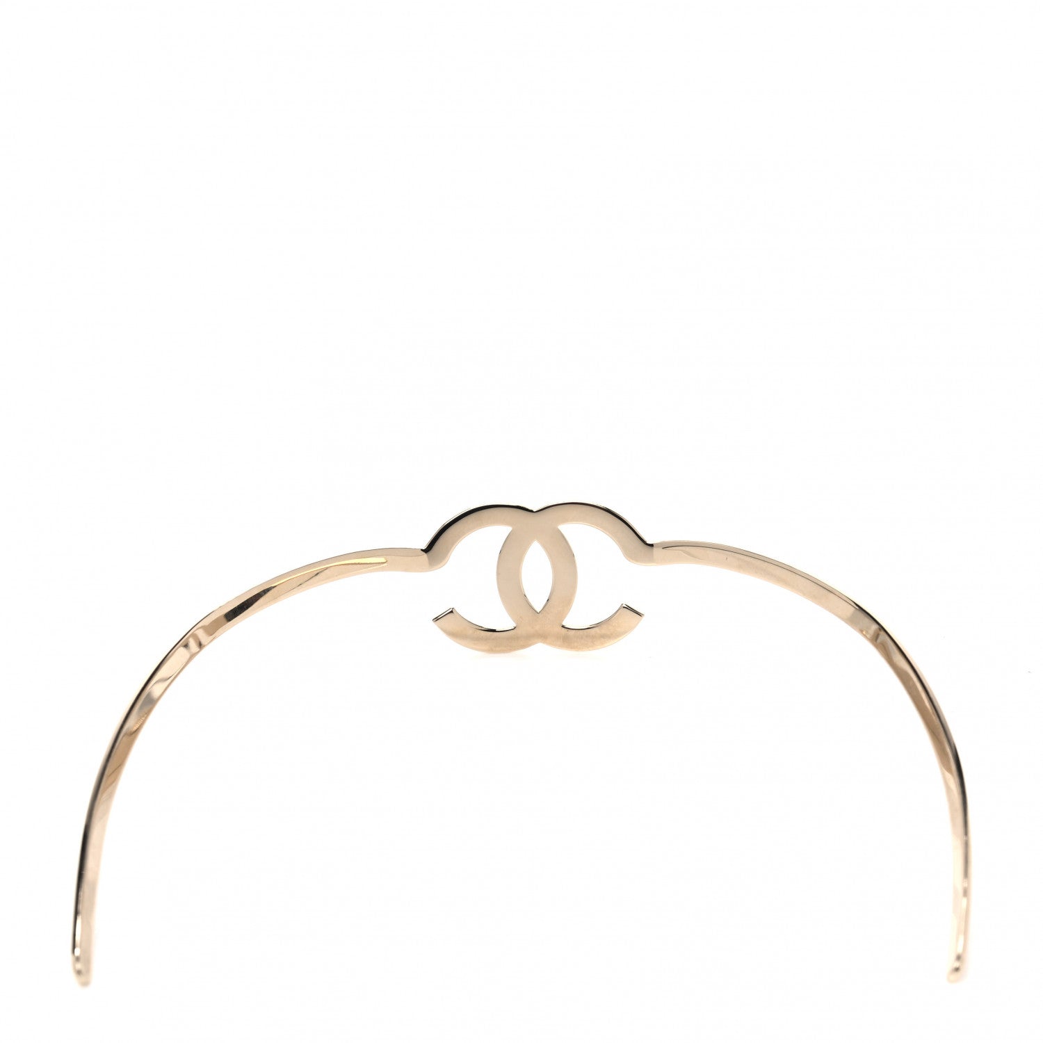 Chanel Metal CC Headband Light Gold 2 of 3