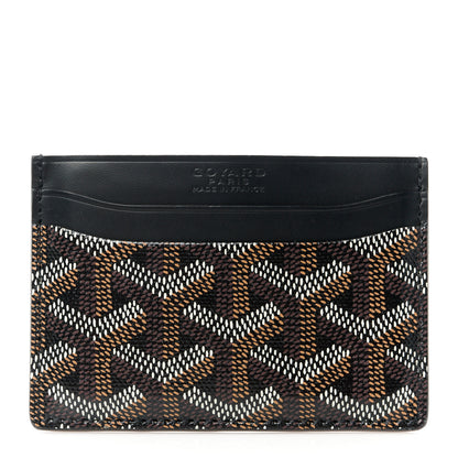 Goyard Goyardine Saint Sulpice Card Holder Black 1 of 8