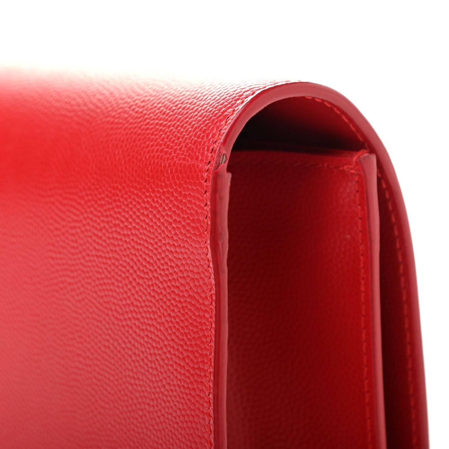 Calfskin Classic Monogram Cassandre Clutch Rouge Orient