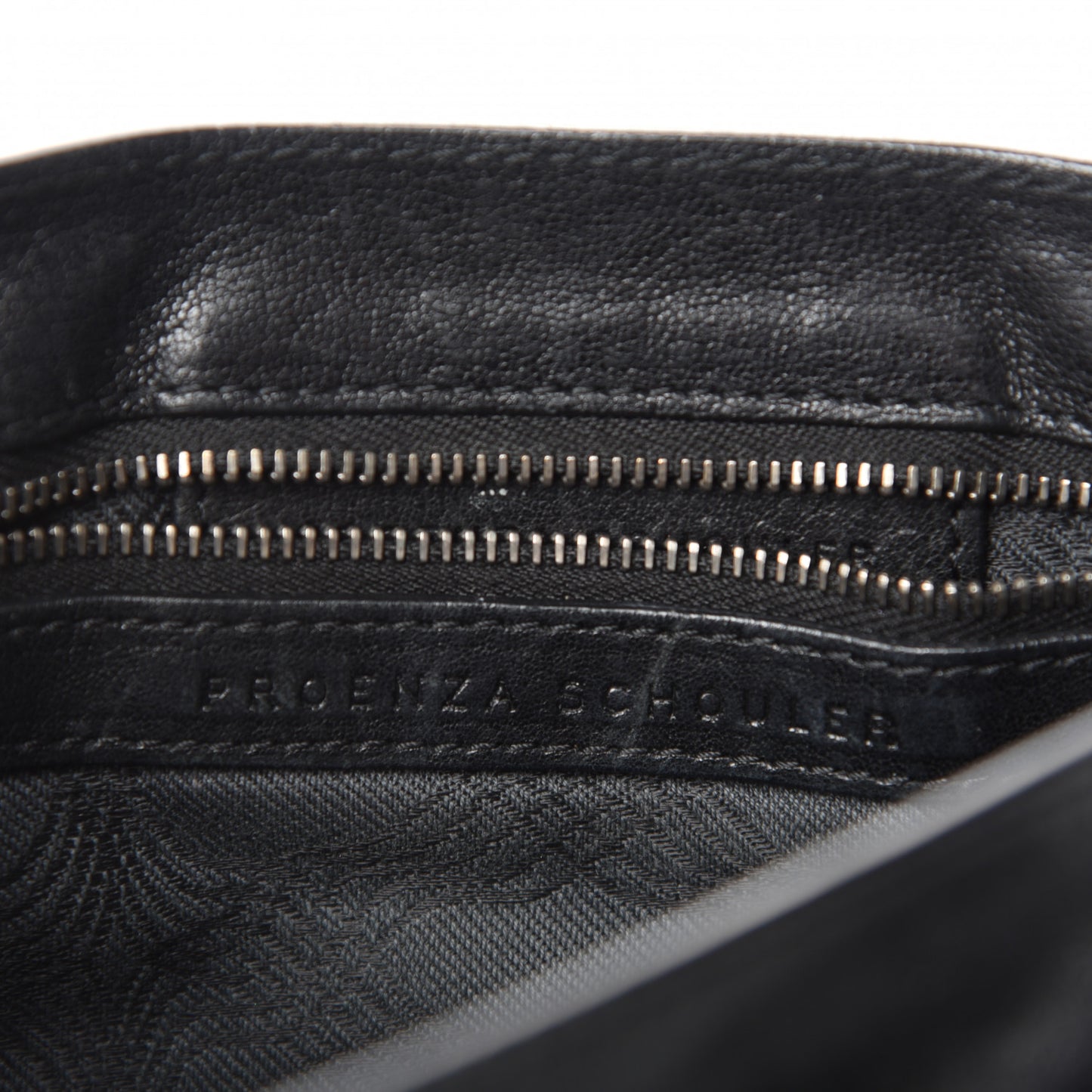 Lambskin PS1 Mini Pouch Messenger Black