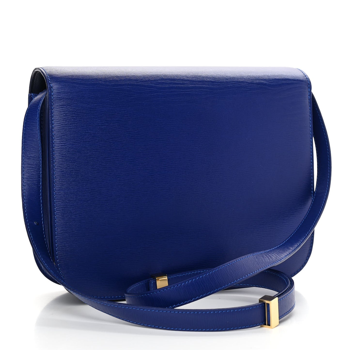 Liege Calfskin Medium Classic Box Flap Bag Indigo