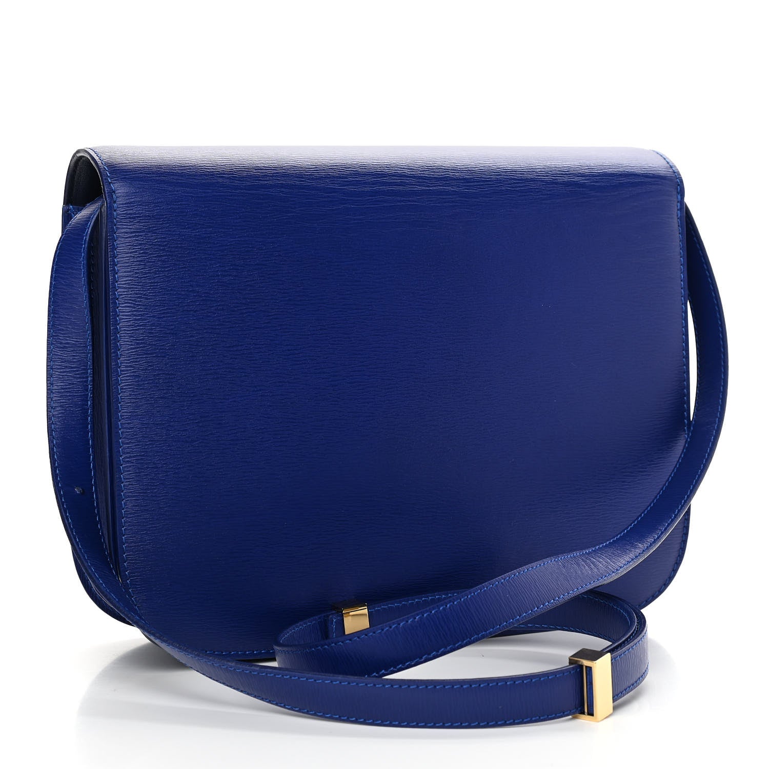 Celine Liege Calfskin Medium Classic Box Flap Bag Indigo 3 of 11