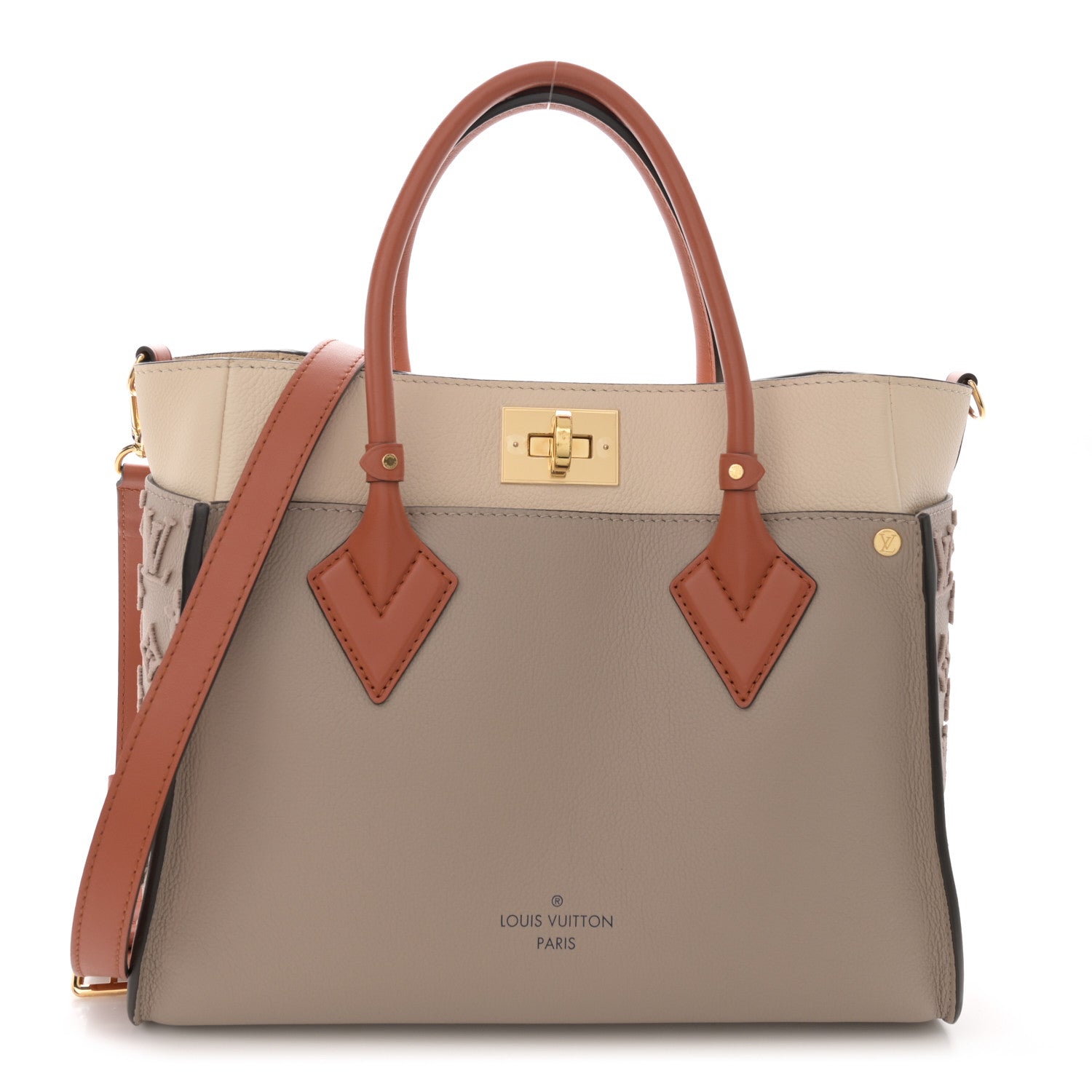 Louis Vuitton Calfskin Monogram Tufting On My Side Galet 1 of 11