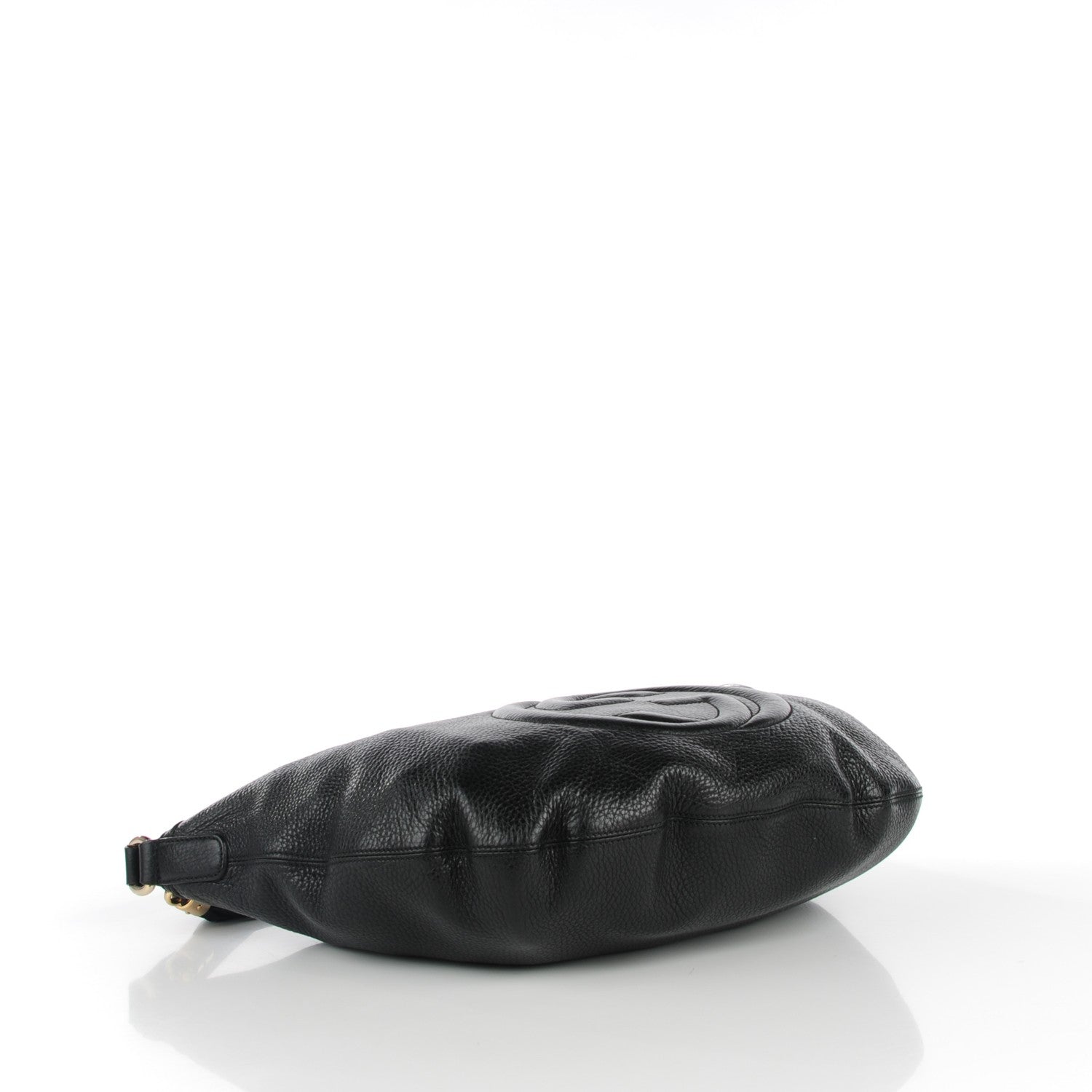 Gucci Pebbled Calfskin Medium Soho Hobo Black 4 of 7