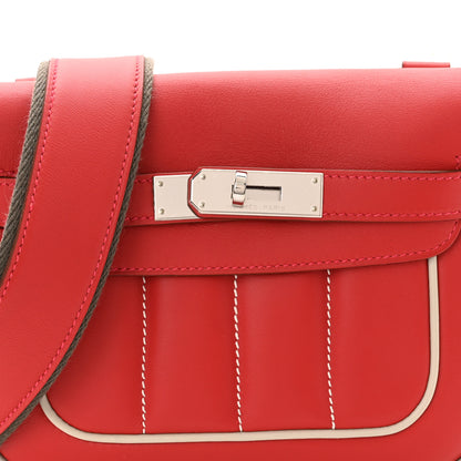 Hermes Veau Swift Mini Sac Berline Casaque Gris Perle 8 of 10