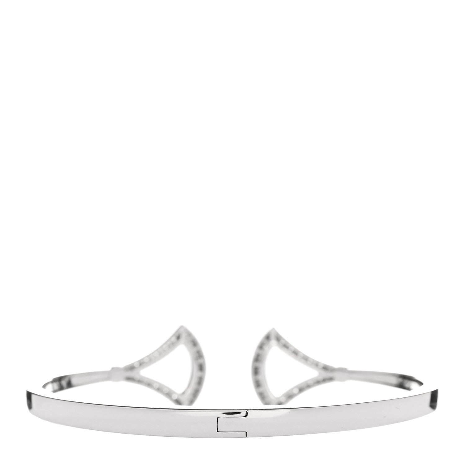 Bulgari 18K White Gold Diamond Openwork Divas Dream Bracelet S 2 of 4