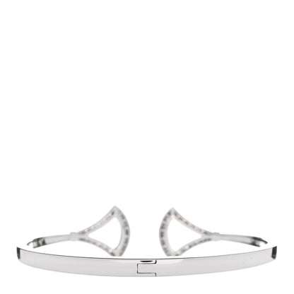 Bulgari 18K White Gold Diamond Openwork Divas Dream Bracelet S 2 of 4