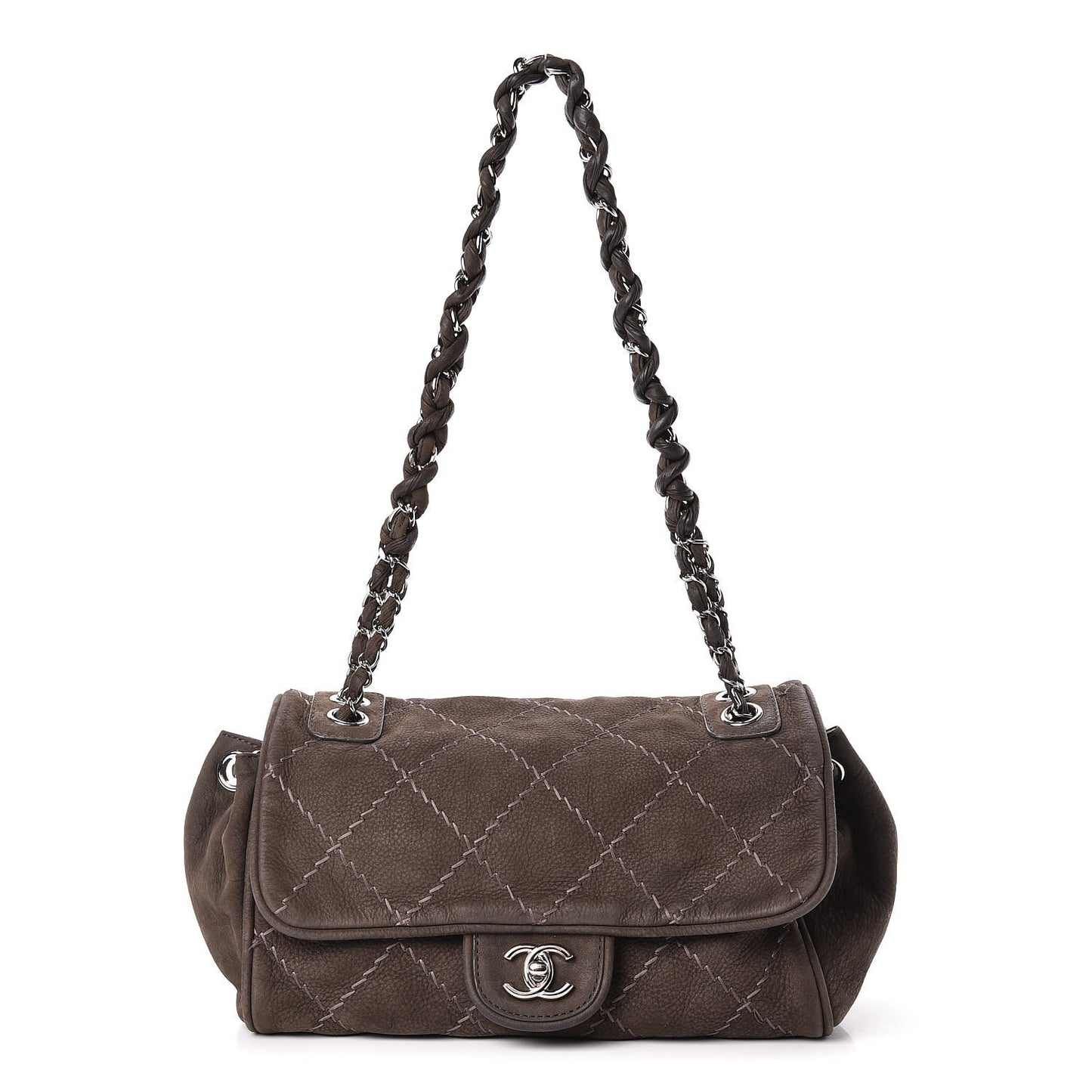 Suede Ultimate Stitch Flap Grey