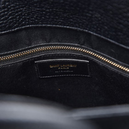 Saint Laurent Grained Calfskin Large Sac De Jour Carryall Black 6 of 19